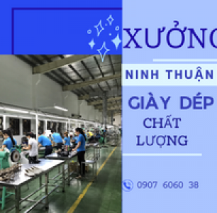 Xưởng bỏ sỉ giày dép ở Ninh Thuận 